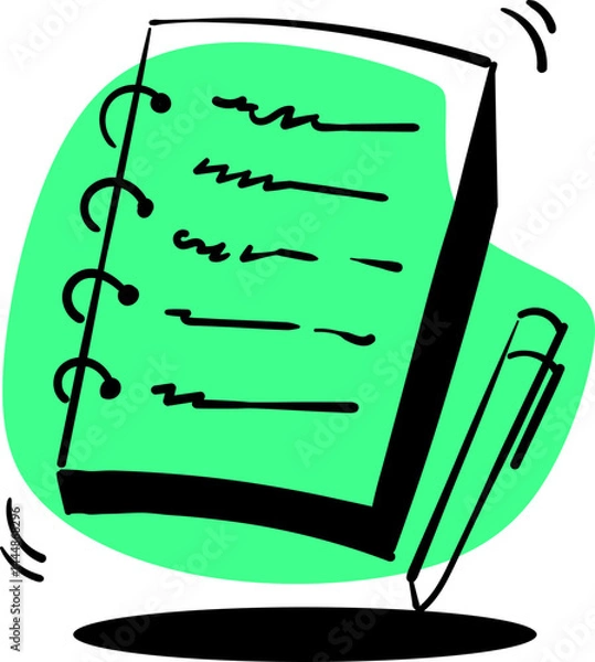 Obraz Hand Drawn Office Tools Illustration 