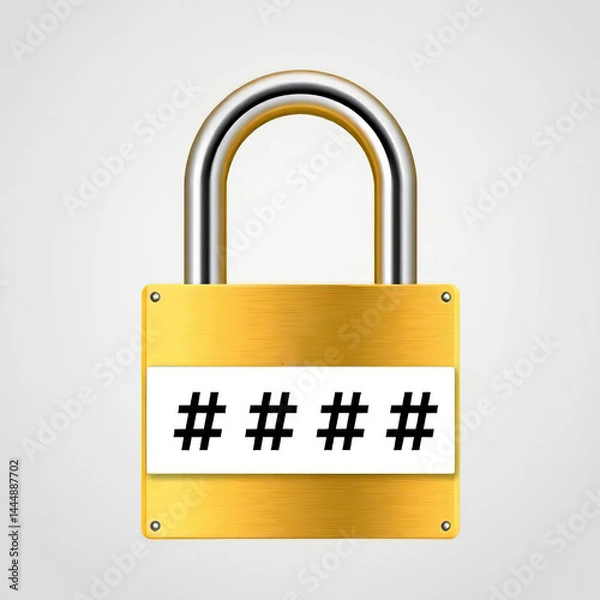 Fototapeta Understanding the importance of padlock maintenance for long term security