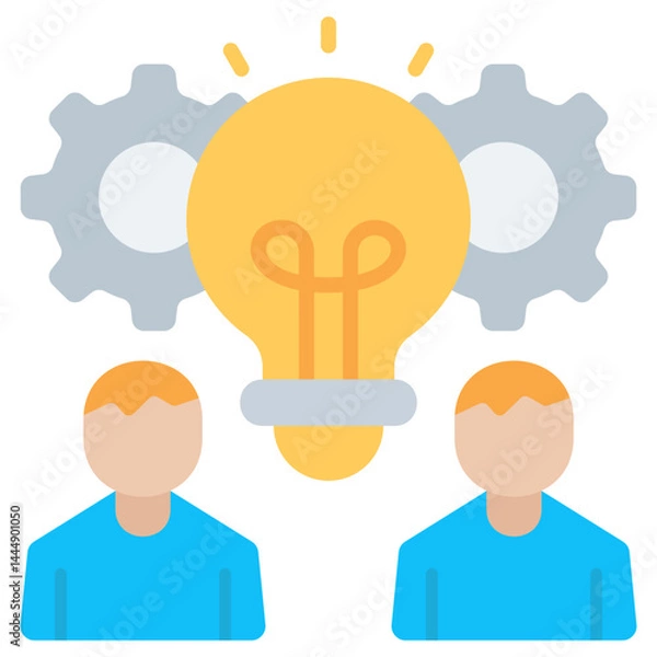 Fototapeta Creative Team Icon