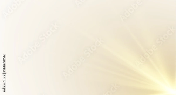Fototapeta PNG sunlight flare and futuristic light ray with glare effect, stadium spotlight light burst and glowing transparent flash, PNG scene for festive disco or abstract magic design.