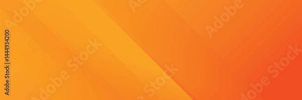 Fototapeta Abstract orange background with diagonal lines. Dynamic shapes composition.