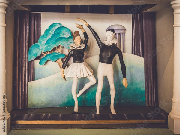 Fototapeta Vintage Pirot Puppet Show