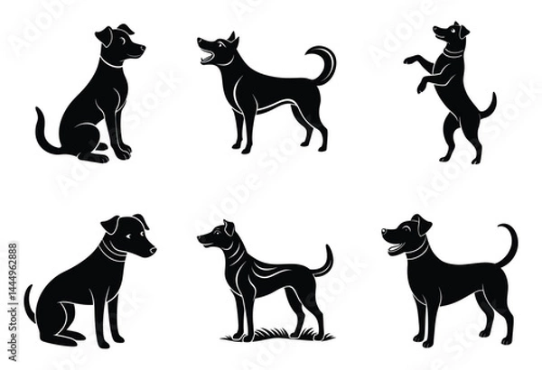 Obraz Dog Silhouette Collection 