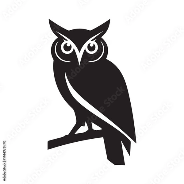 Fototapeta owl sitting on a branch