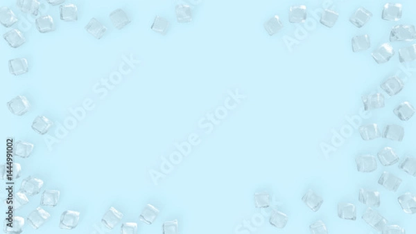 Obraz Ice cubes