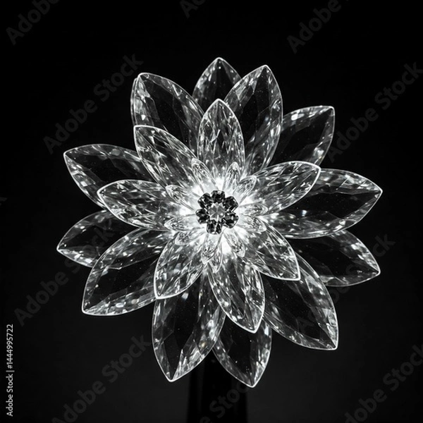 Obraz crystal flower 