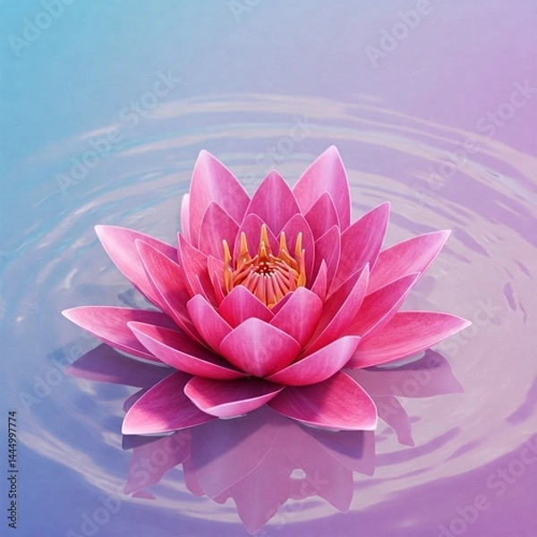 Obraz pink lotus flower