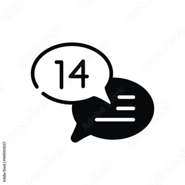 Obraz New Message Icon vector stock illustration