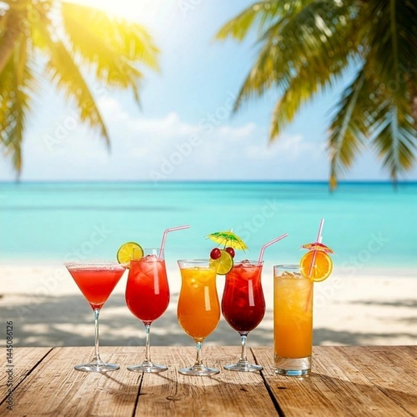 Obraz cocktail on the beach