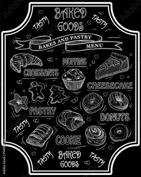 Obraz bakes and pastry