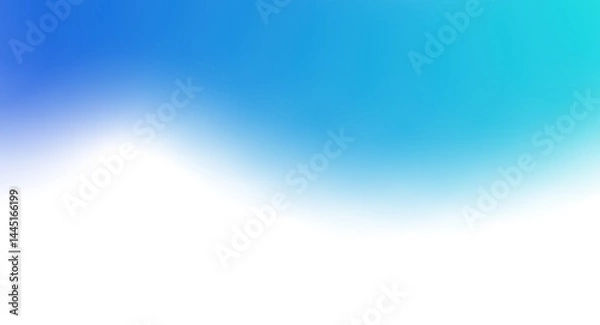 Fototapeta Sky blue gradient abstract background texture. Blurred gradient glowing background concept with transparent or white cutout