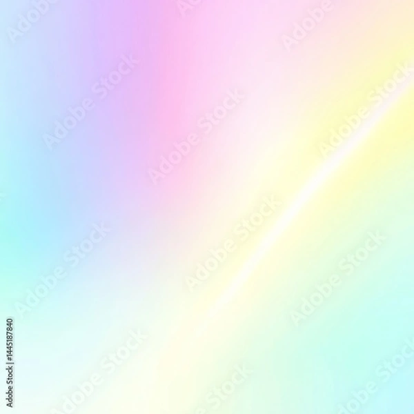 Fototapeta Soft pastel gradient with a diagonal light beam
