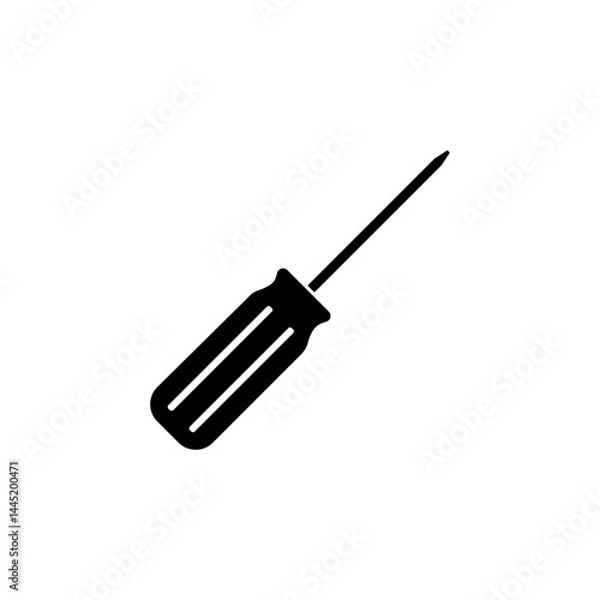 Obraz Screwdriver icon isolated on white background.