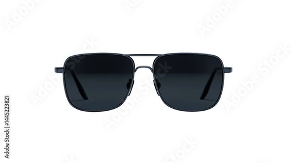 Obraz High-resolution image of a single sunglasses, centered on white background with no other objects --ar 16:9