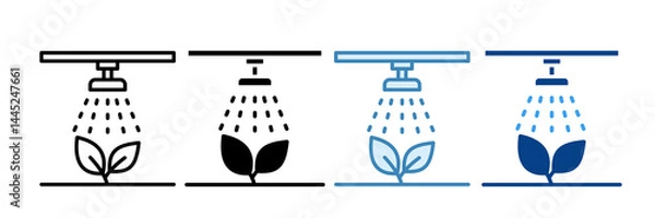 Fototapeta Environmental Science Icon Set Multiple Style Collection