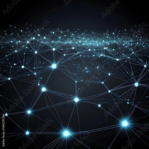 Fototapeta Abstract Network Connection