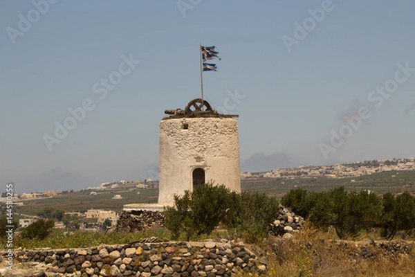 Obraz Windmill ruin Cyclades greece
