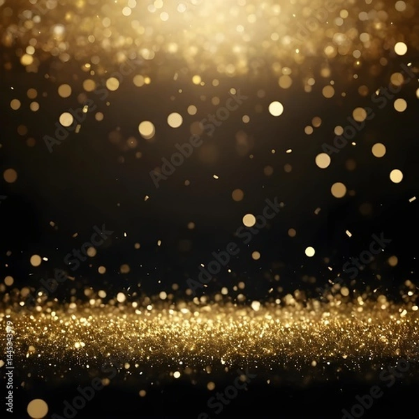Fototapeta Golden Glitter Sparkle Background