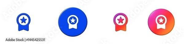 Fototapeta workspace premium social 3D icon