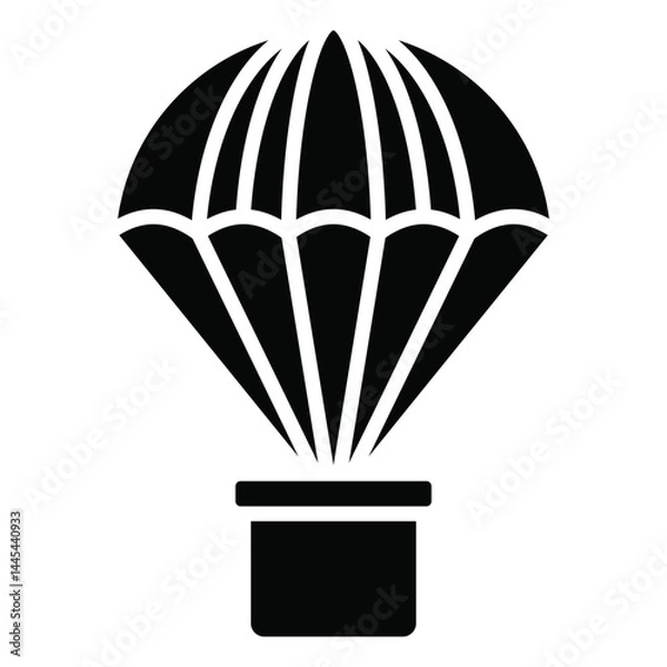 Fototapeta Army Parachute Icon