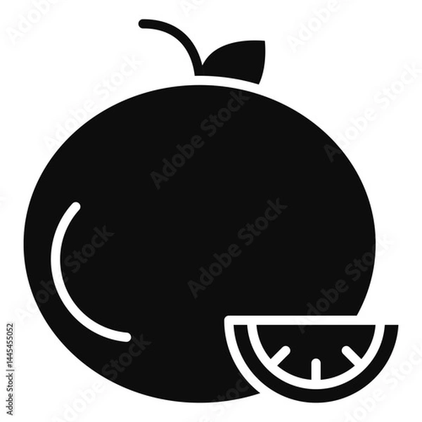 Fototapeta Orange Icon