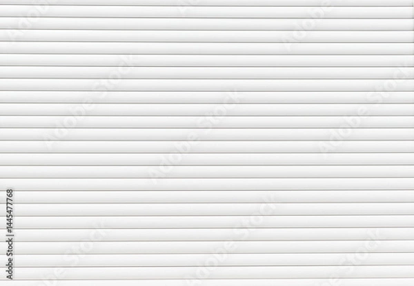 Obraz Garage gate background texture. Closed garage door made of metal planks