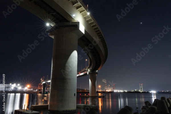 Fototapeta 工場夜景