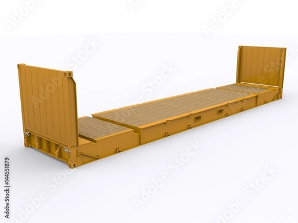 Obraz Flat Rack Container