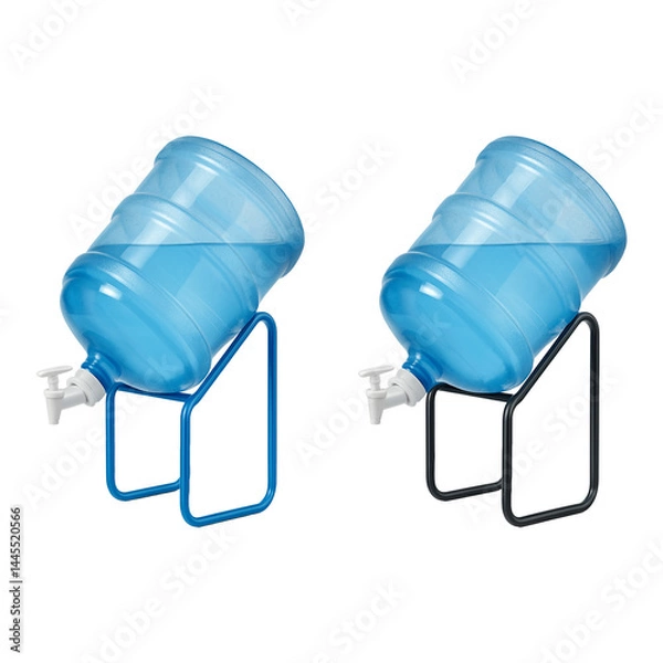 Obraz blue plastic bottle