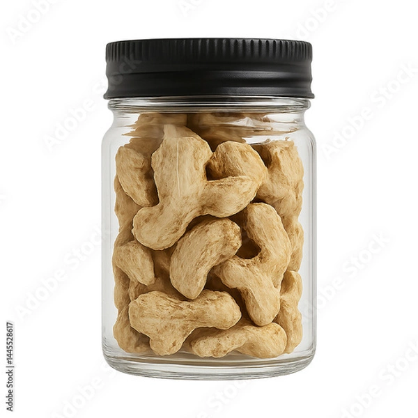 Obraz peanuts in a glass jar