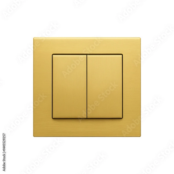 Obraz light switch on a white background