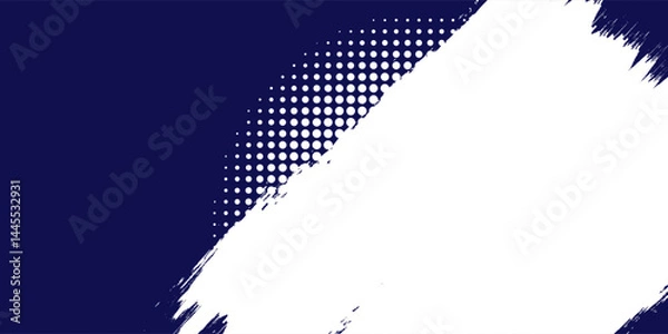Obraz Creative Abstract Grunge Background in Blue and White for Sports Themes with Brush and Halftone Details