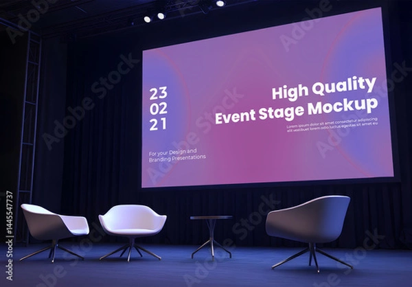 Obraz Event Stage Mockup 14