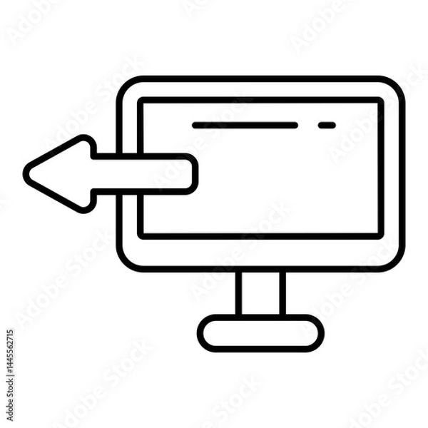 Fototapeta Uninstall icon