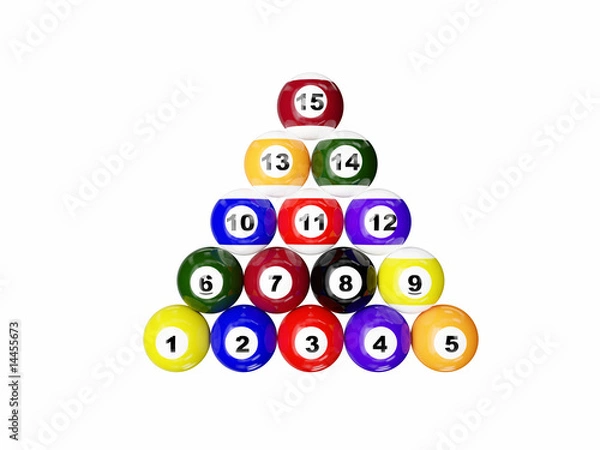 Obraz Billiard spheres