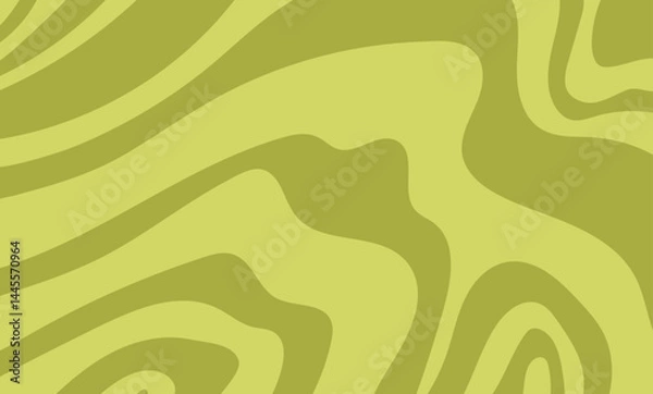 Obraz Abstract green background with smooth wavy lines, with soft shapes and natural colors. Suitable for web design, social media, posters