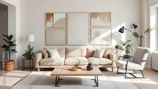 Fototapeta modern living room