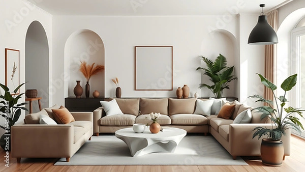 Fototapeta modern living room