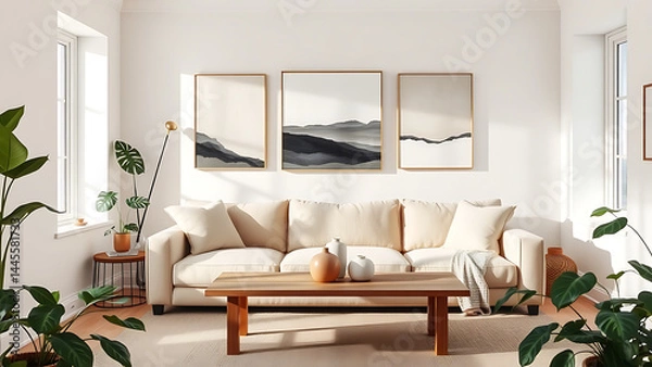 Fototapeta living room interior