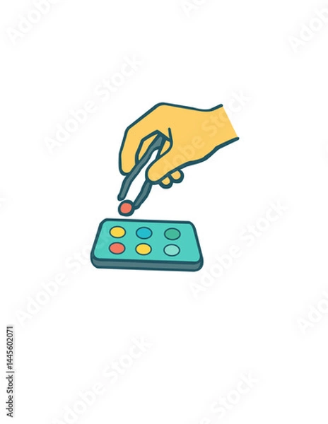 Obraz fine motor skill practice