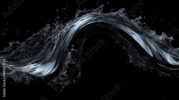 Fototapeta Abstract water splash