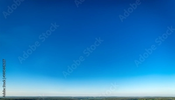 Obraz clear blue sky with no clouds