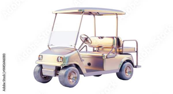 Fototapeta Isolated Golf Cart