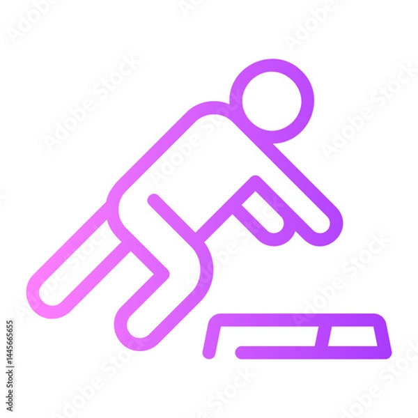 Obraz trip gradient icon