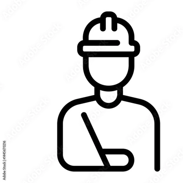 Obraz fracture line icon