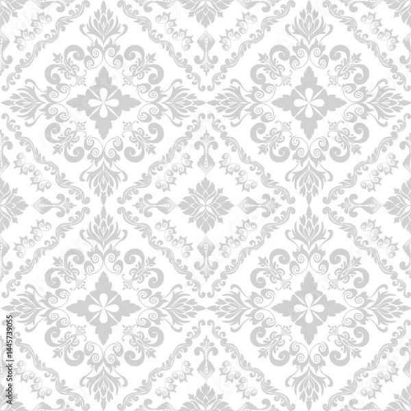 Fototapeta seamless damask pattern