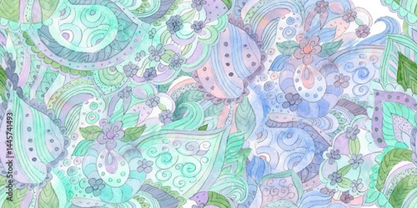 Obraz abstract seamless texture. watercolor painting