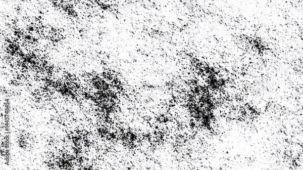 Fototapeta Abstract textured pattern of black and white marks.