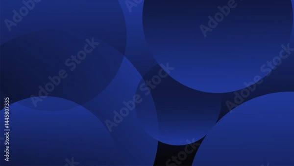 Obraz Abstract blue background. Modern simple blue geometric design. Minimal shapes. Futuristic technology concept. Suit for banner, poster, cover, brochure, flyer, website.