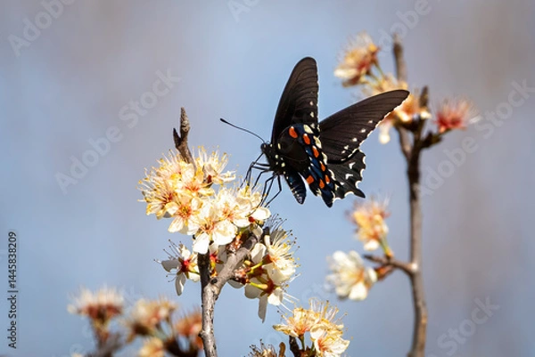 Obraz butterfly on a flower